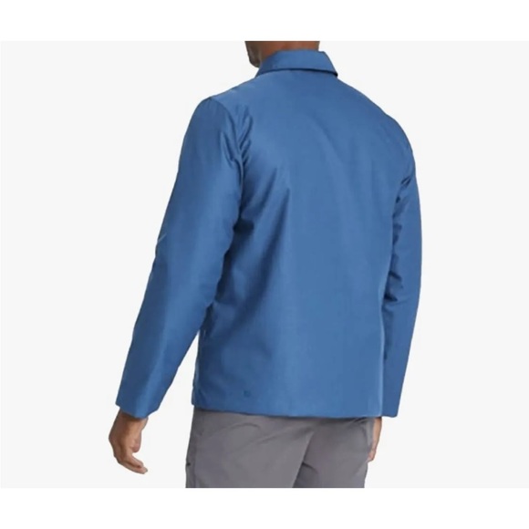 Men’s All In Motion Field Jacket Size S Blue Water / Wind Resistant - Picture 2 of 4
